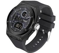 KXAITO Reloj Analógico para Hombres de Cuarzo japonés con Correa en Poliuretano termoplástico (TPU) KXAITO-GOLD739