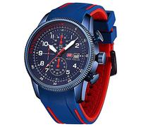 KXAITO Reloj Analógico para Hombres de Cuarzo japonés con Correa en Silicona 0379G 02