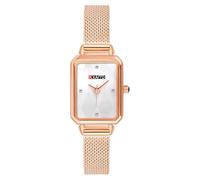 KXAITO Reloj de mujer con esfera verde malaquita, caja cuadrada, correa de cuero, resistente al agua, 3 ATM, regalo para Navidad, día de San Valentín, día de la madre, aniversario, cumpleaños, Malla