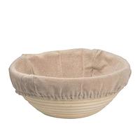 KXAOXGRC Cesta de prueba de pan, Tamaños múltiples ovales redondos del baguette color de madera las cestas la prueba pan rota(Round 23X8.5cm)