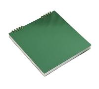 KXAOXGRC cuaderno espiral, Bloc de notas con espiral y cuaderno bocetos 20x20cm Multicolor(Green)