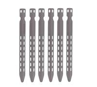 KXAOXGRC Pegs de Carpa de Acero con, 10 Clavijas for Tienda de campaña en Forma V, ultraligeras, 165 mm, 0,3 oz, g, for Acampar, mochilero, Playa