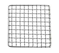 KXAOXGRC Rejilla de Alambre de Malla de Acero Inoxidable BB 1 Pieza de Rejilla for Parrilla de Acero Inoxidable 304 Cuadrada Antiadherente for Barbacoa, Accesorio for Parrilla de Exterior(15x15cm)