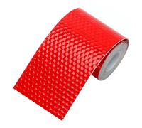KXCVBNKLJ Cinta reflectante de seguridad 3 cintas reflectantes multicolores de 300 cm x 5 cm for bicicletas, motocicletas, escaleras al aire libre(Red)