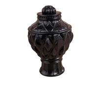 KXCVBNKLJ Extremos Decorativos para Barras de Cortina, Tapón de Sellado Cabeza Decorativa for remates Barra Cortina, Multicolor, 26-28mm(Balck)