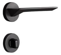 KXCVBNKLJ Manilla de puerta con cerradura para interiores Invisible Secret Door Lock Single Tongue Indoor Handle Zinc Alloy Multiple Sizes(Yahei A08 227)