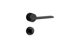 KXCVBNKLJ Manilla de puerta con cerradura para interiores Invisible Secret Door Lock Single Tongue Indoor Handle Zinc Alloy Multiple Sizes(Yahei A08 020)