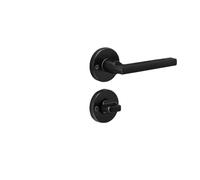 KXCVBNKLJ Manilla de puerta con cerradura para interiores Invisible Secret Door Lock Single Tongue Indoor Handle Zinc Alloy Multiple Sizes(Yahei A01 05)