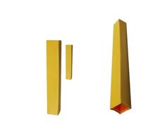 KXCVBNKLJ Protector Acolchado para Postes de Baloncesto, Almohadilla Protectora for Postes Multicolor Múltiples tamaños(Yellow,11"x11" (28x28cm))