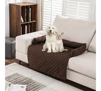 KXDEFE Pelzbarn Cooling Sofa Bed, Machine Washable Cooling Dog Bed, Fur Barn Cooling Mat, Keep Your Furry Baby Cooler and More Comfortable (Dark Brown,75cm*120cm)
