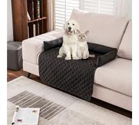 KXDEFE Pelzbarn Cooling Sofa Bed, Machine Washable Cooling Dog Bed, Fur Barn Cooling Mat, Keep Your Furry Baby Cooler and More Comfortable (Black,90cm*90cm)
