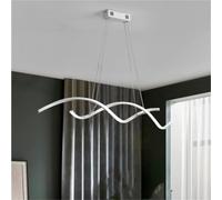 KXEcoLife Accesorios de Techo HT Lámparas de araña para Sala de Estar Lámparas Colgantes LED Modernas para el hogar con Colgante Minimalista Ondulado Largo Accesorios para mostrador de Mesa