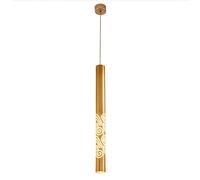 KXEcoLife Barra de luz Colgante LED, lámpara de araña Tubular Ajustable de 5 W para iluminación de restaurantes, luminaria Colgante cilíndrica Moderna