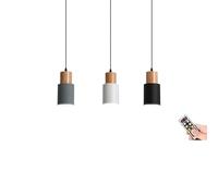 KXEcoLife Lámpara Colgante a Pilas - Luminaria Colgante Negra inalámbrica Ideal para Isla de Cocina, Comedor, Dormitorio, Pasillo, vestíbulo. Una Elegante solución de iluminación Tipo araña.