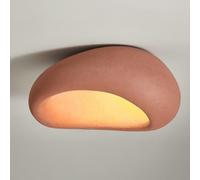 KXEcoLife Lámpara Colgante de Resina con diseño de Piedra sintética, diseño Creativo, portalámparas E27, lámpara de Techo Moderna Tipo araña para Comedor, Dormitorio y Sala de Estar - Ilumin