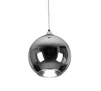 KXEcoLife Lámpara Colgante de Techo de Bola de Cristal Simple E27 sin Fugas de luz, Estilo Europeo, Lujo, Moderna, Creativa, de Arte, para el hogar, Restaurante, Pasillo, escaleras, Villa, c