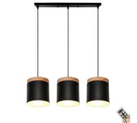KXEcoLife Lámpara Colgante inalámbrica con Control Remoto, lámpara de araña Recargable para Isla de Cocina, Mesa de Comedor, Sala de Estar, Dormitorio, Funciona con Pilas, no Requiere cablea