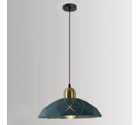 KXEcoLife Lámpara Colgante Industrial Moderna para Cocina, Isla, salón, Dormitorio, Comedor, Pasillo, Color danés, lámpara de un Solo Cabezal.