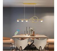 KXEcoLife Lámpara Colgante LED Ajustable para Comedor, luminaria de Techo Moderna, lámpara de araña de 95 cm para Oficina, Dormitorio, Sala de Estar, Estudio e iluminación de áreas.