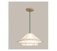 KXEcoLife Lámpara Colgante LED para Dormitorio, decoración del hogar, Sombrero Creativo de algodón y Lino Brillante