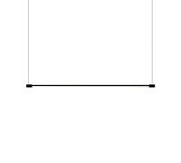 KXEcoLife Lámpara Colgante Lineal Negra, lámpara de Techo LED Moderna Tipo araña de 100 cm/39,4 Pulgadas, lámparas Colgantes Minimalistas para Comedor, Isla de Cocina, 20 W, Mesa de Billar,