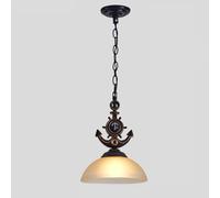 KXEcoLife Lámpara de araña Americana Vintage de astas E27, lámpara de araña Creativa de Resina para el Pasillo del Comedor, Entrada, Bar, Tarjeta de Visita, C