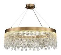 KXEcoLife Lámpara de araña de Cristal de Estilo Europeo, lámpara Colgante de Simplicidad nórdica, lámpara de suspensión de iluminación Moderna para Villa, Dormitorio, Comedor, Sala de Estar,