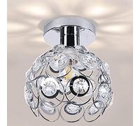 KXEcoLife Lámpara de araña de Cristal Dealnt, lámpara de Techo para Escalera, lámpara Colgante de Superficie, lámparas de Pared LED Brillantes para Isla, Mesa de Comedor, Dormitorio Infantil