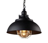 KXEcoLife Lámpara de araña de Estilo Industrial, lámpara Colgante de Metal Creativa, luminaria de Techo con Base E27 para la decoración de restaurantes y pasillos.