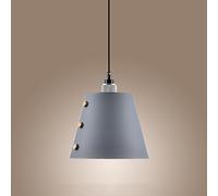 KXEcoLife Lámpara de araña metálica de un Solo Cabezal, Estilo Retro, Ideal para restaurantes, Estudios, dormitorios y Salas de Estar. A-25cm