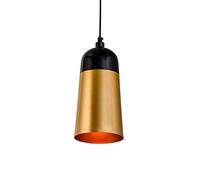 KXEcoLife Lámpara de Techo Tipo araña Moderna de aleación metálica de 1 luz, Sencilla, para Restaurante, Sala de Estar, Bar, Tienda, decoración, Colgante Ajustable, E27, para Isla de Cocina.