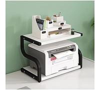 KXEcoLife Soporte para Impresora, Estante de Copia de Escritorio, estantes de Archivo Dobles, estantería para Libros, hogar, Oficina, Cocina, Estante para artículos Varios, H, S, Pleasant63