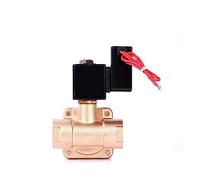 KXIWLUFV Válvula Solenoide no Caliente de latón Alta presión 3/4" 110V 24V 12V 24v Normalmente Cerrada(G-110VAC-NBR-SEAL)