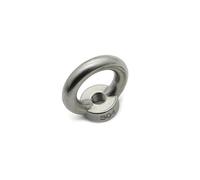 KXJSYL Tool 1-2 Tuercas de Ojo de elevación/Tornillo de Anillo de Perno de Ojo, Tornillos de Tuerca de Enganche M3 M4 M5 M6 M8 M10 M12 de Acero Inoxidable 304(Lifting Eye Nuts,M3 2pcs)