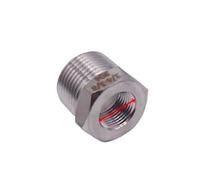 KXJSYL Tool 1 Pieza de buje Reductor de corazón tonificador de 1/8", 1/4", 3/8", 1/2", Rosca Macho/Hembra BSP SS304, Accesorios de tubería de Acero Inoxidable for Agua, Gas y petróleo(DN32 to DN20)