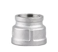 KXJSYL Tool 1 Unidad, 1/4 ", 1/2", 3/4 ", 1", 1-1/4 ", 1-1/2", 2 ", Reductor de Hilo Femenino BSP, Conector de instalación de tuberías de Acero Inoxidable 304(DN32 DN20)