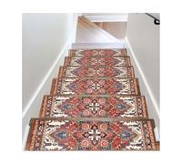 KXKJRYB Alfombras Antideslizantes PeldañOs Autoadhesiva Escaleras PoliéSter Lavables A MáQuina para NiñOs Mascotas Respaldo TPE-C||7PC