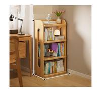 KXKJRYB LibreríA Esquinera 3 Niveles EstanteríA Baja De Madera Madera Organizador Estante Decorativo para Dormitorio Estudio-B