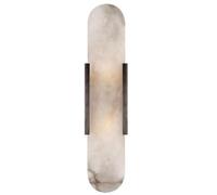 KXKLGWHN Aplique de pared minimalista de mármol, elegante pantalla de lámpara de pared de un solo cabezal, aplique de pared G4 para techo, luminarias decorativas para mueble de TV y pasillo.