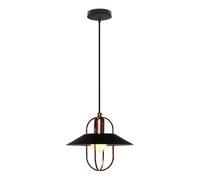KXKLGWHN Fuente de luz E27 Araña de un solo cabezal, lámpara colgante simple en blanco y negro, lámpara colgante de hierro de estilo antiguo, accesorios de iluminación para decoración de techo de come