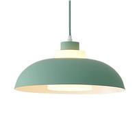 KXKLGWHN Lámpara colgante de acrílico de metal de estilo nórdico, pantalla de luz colgante de color creativo, lámpara de araña de un solo cabezal con tornillo E27, accesorios de iluminación de techo p