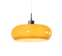 KXKLGWHN Lámpara de araña de cristal de estilo retro industrial, lámpara colgante de cabeza única con base E27, lámparas de montaje empotrado, restaurantes, bares, mesita de noche, luz colgante decora