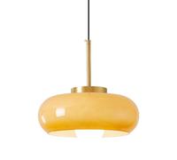 KXKLGWHN Lámpara de araña de montaje empotrado, lámpara colgante de estilo simple, pantalla de lámpara colgante de cristal con personalidad creativa, lámpara de araña única con fuente de luz E27, acce