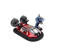 KXKLGWHN RC Barco Control Remoto Coche Anfibio Hovercraft 2.4G RC Vehículo Todo Terreno Agua Playa Piscina Radio Control Barco Impermeable Eléctrico Juguetes Niños Regalos