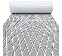KXKZREN Suelo de espuma EVA autoadhesivo de 6 mm de grosor, antideslizante, color azul marino, 238,4 x 111,6 cm, patrón de rombos, suelo de barco para yates, lanchas motoras, caravanas, refrigeradores