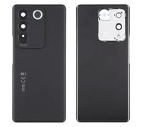 KXPASUKOJX para la Cubierta de la batera para Vivo V27 Pro con Cubierta de Lente de cmara (Negro)