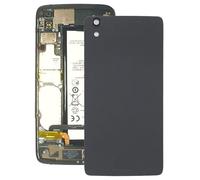 KXPASUKOJX Tapa Posterior con Lente de cámara para Blackberry Dtek50 (Negro)