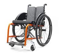 KXPSWGE Silla De Ruedas Deportiva Ligera Plegable Todo Terreno,Aluminio, Asiento acolchado,Extracción con un botón,Transporte Fácil,sillas De Ruedas Manuales Autopropulsadas(E,Seat width 38cm/15in)