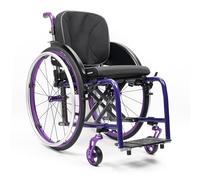 KXPSWGE Silla de Ruedas Deportiva Manual Plegable,Ultraligera de Aleación de Aluminio, Transporte Fácil,sillas de ruedas manuales autopropulsadas,liberación rápida(A,Seat width 42cm/16.5in)