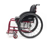 KXPSWGE Silla de Ruedas Deportiva para Adulto,Silla de Ruedas Ligera,Aluminio,Sillas de Ruedas de Transporte ergonómicas Plegables con antivuelco,ruedas extraíbles(D,Seat width 42cm/16.5in)